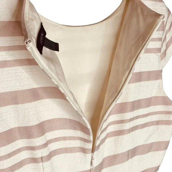 J Crew Double Stripe Cap Sleeve Sheath Dress - Picture 11 of 13
